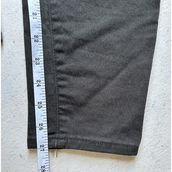 PAIGE Verdugo Ankle Skinny Jeans Size 27 Dark Moss Made in USA Stretch Denim - Picture 9 of 9